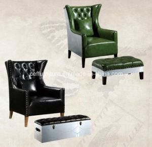 Aluminium Leather Stool Furniture Leisure Lounge Chair