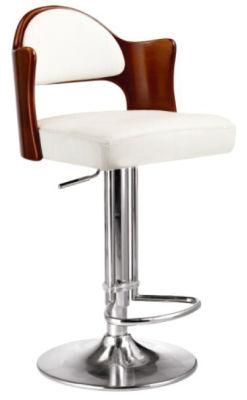 Modern New Design Wooden and Leather Leisure Bar Chair (SZ-BC328)