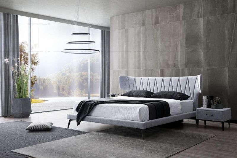 Elegance Bedroom Furniture Sets Soft Single Bed Double Bed Gc1801
