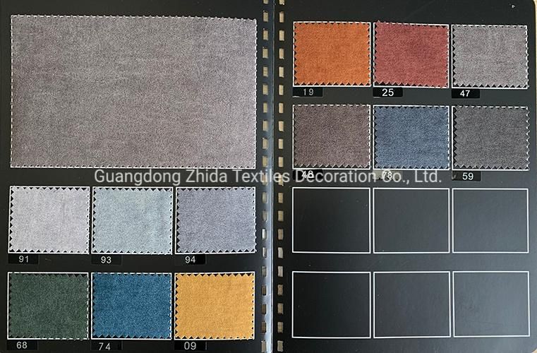 Textile Faux Leather Microsuede Cover for Sofa Furniture Fabric