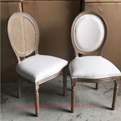 French Style Round Back Upholstery Louis Xv Chair
