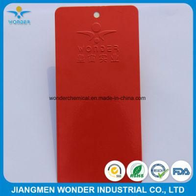 Pure Polyester Exterior Red Powder Coating for Outdoor Architecture