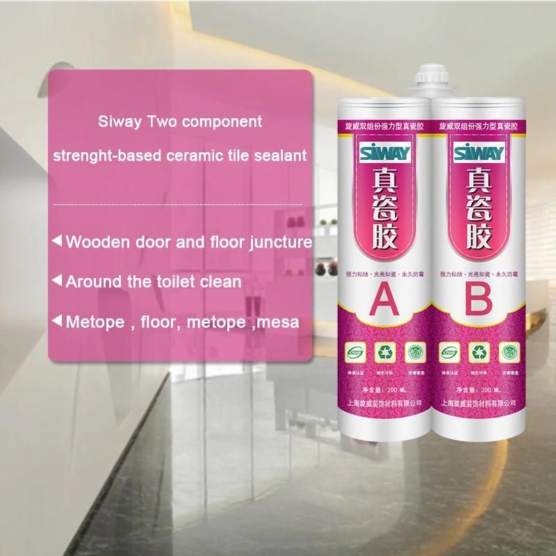 Yellowing Resistance Double Tube Ceramic Tile Adhesive Sealant