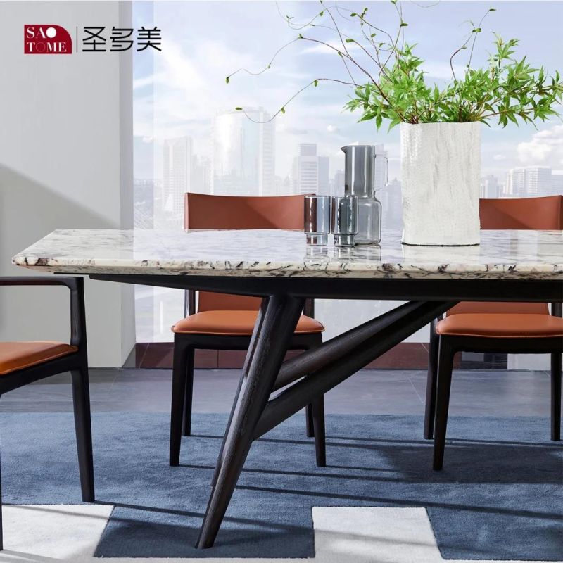 Modern Fashion Furniture Armless Blue Dining Chair