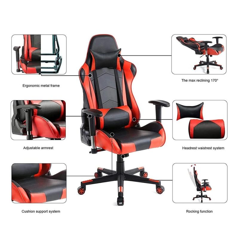 Wholesale Luxury Racing Adjustable Armrest Boss Gamer Chair PC XL Gaming Chair