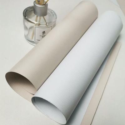 Unisign Winkle Free Roller Blinds Fireproof Blackout Fiberglass Window Curtain Fabric for Interior Decoration