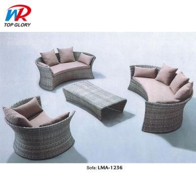 Economical Custom Design Durable Rattan Corner Sofa Outdoor Furniture Dining Set