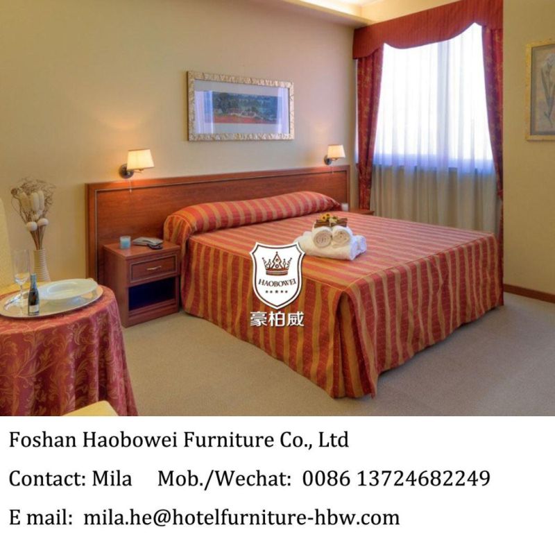 Rural Hotel Guest Room Furniture in Cherry Finish with Kitchenette in Good Price