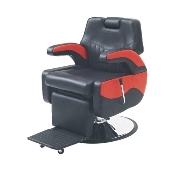 Hl-9209b Salon Barber Chair for Man or Woman with Stainless Steel Armrest and Aluminum Pedal