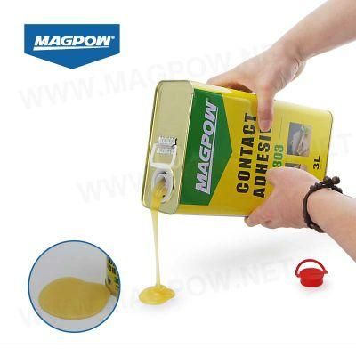 Leather Glue Rubber Based Contact Cement Adhesive in 3L for Furniture