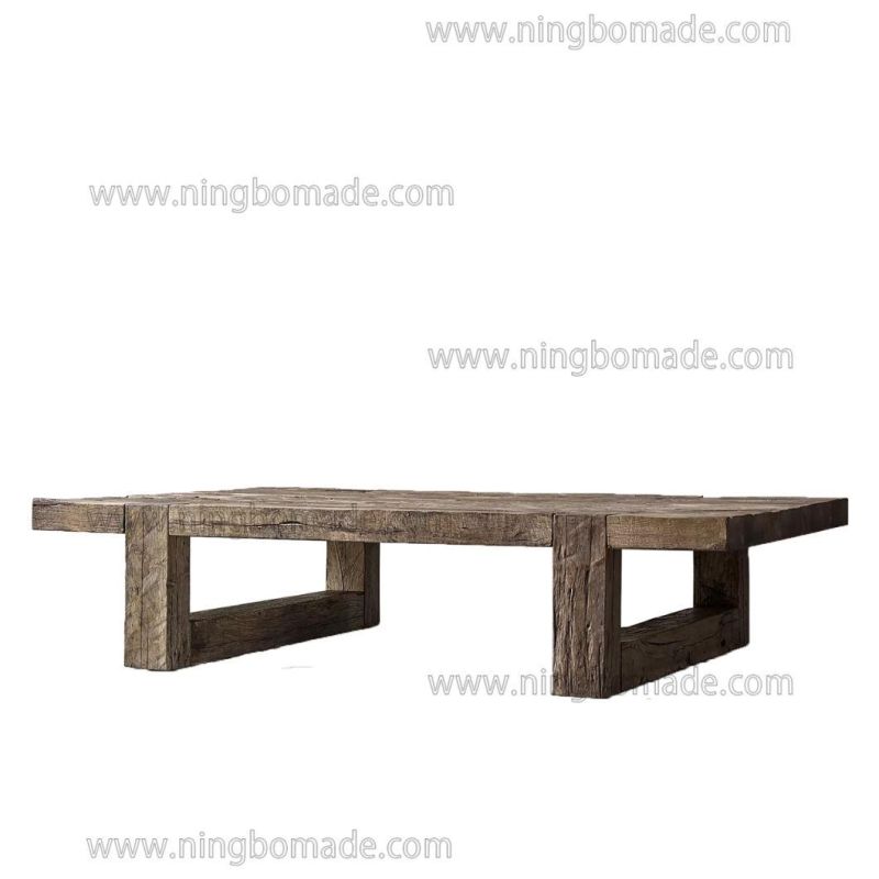 Rough-Hewn Planks Furniture Rustic Nature Reclaimed Oak Coffee Table