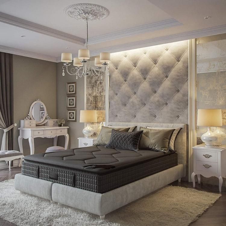 Wholesale Luxury Upholstered Modern Leather Bed Hotel Bedroom Sets Queen King Size Bed Room Furniture Modern Home Wood Frame Bed