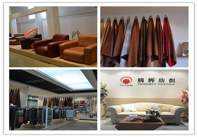 100% Polyester Leather Copy Fabric Design for Furniture Material