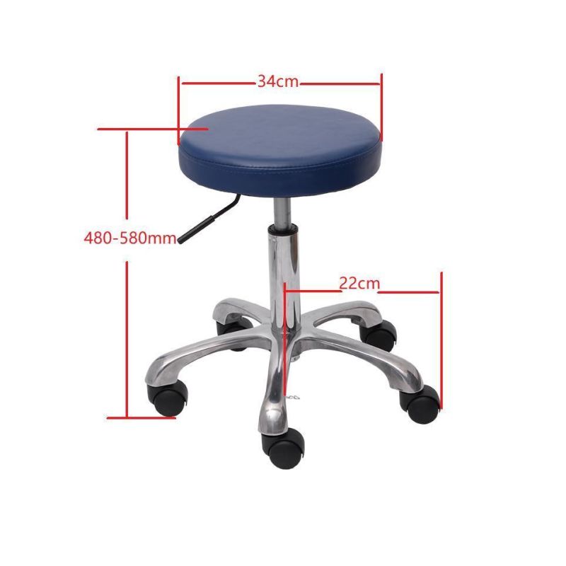 Lab Cleanroom ESD Antistatic PU Leather Stool/Chair
