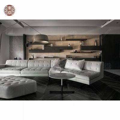 5 Star High-End Leather Sofa Set Living Room Furniture Set for Apartment