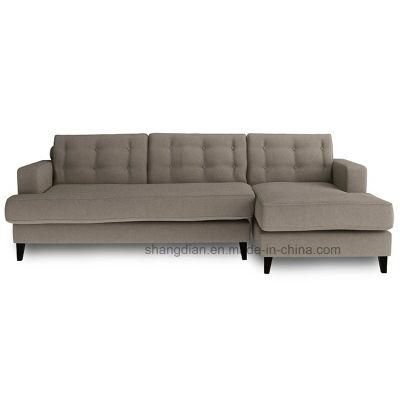 Modern Design Fabric L-Shape Hotel Sofa Set (ST0026)
