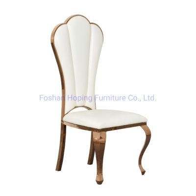 Nordic Marble Wedding Silver Combination Dining Table and Chair Wing Back Home Furniture Outdoor Restaurant Banquet King Throne Chair