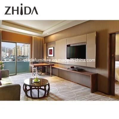 Economic Style King Room Hotel Bedroom Furniture with PU Leather Headboard