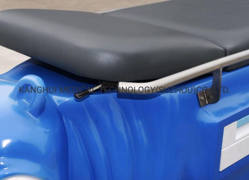 High Quality Manual Adjusted Simple Examination Medical Device Table with Foaming Mattress PU Leather
