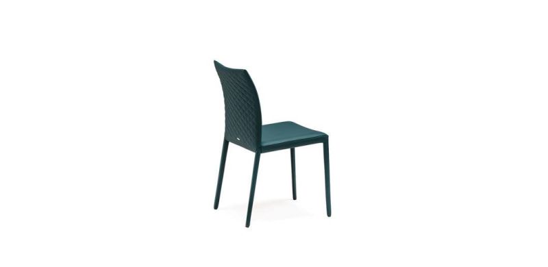 CFC-03b High-Back Chair/Microfiber Leather//High Density Sponge//Metal Base//Back of a Chair Between Cotton Process/Italian Sample Style Furniture