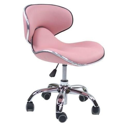 Waterproof Small Backrest Technician Chair PU Foam Stool Work Chair Wholesale Salon Beauty Furniture