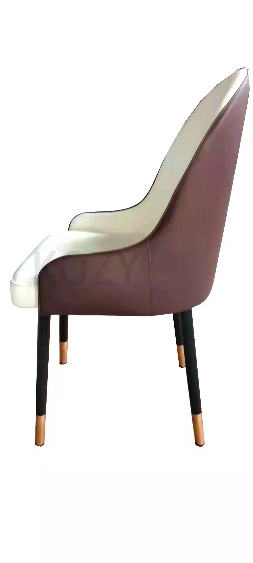 Wholesale PU Leather Restaurant Famous Design King Throne Dining Chair