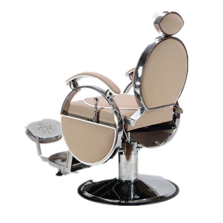 Hl- 9256 Salon Barber Chair for Man or Woman with Stainless Steel Armrest and Aluminum Pedal