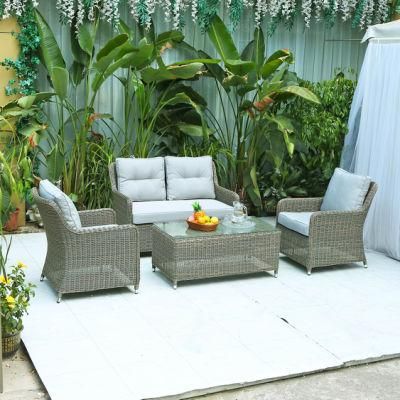 Hot Sale European Style Outdoor Furniture Modern Patio Leisre Chaise Lounge Hotel Garden Sofa Set