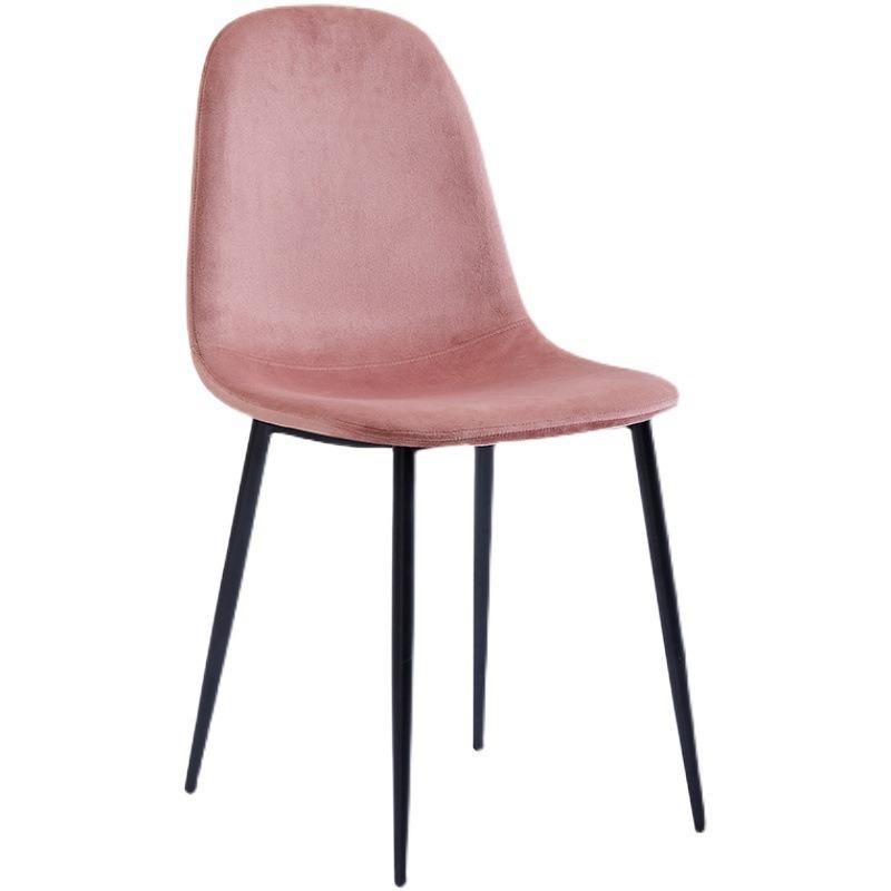 Modern Style Restaurant Furniture Leather Velvet Chair Stainless Stool Leg Design Dining Chair for Dining Room Banquet Garden