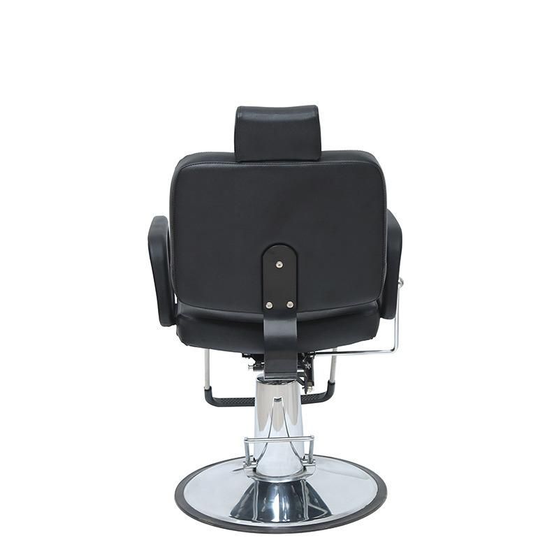 Hl-1192 Salon Barber Chair for Man or Woman with Stainless Steel Armrest and Aluminum Pedal