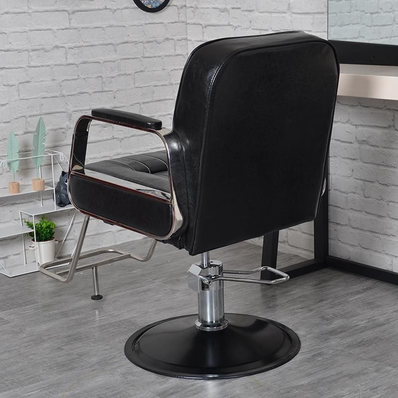 Hl-1190 Salon Barber Chair for Man or Woman with Stainless Steel Armrest and Aluminum Pedal