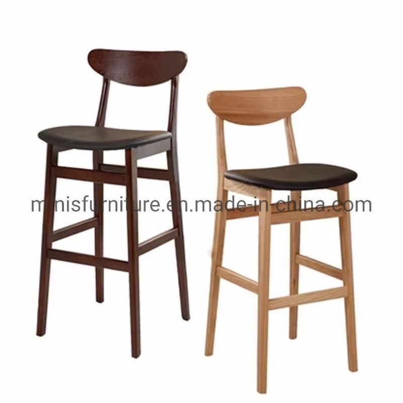 (MN-MBC31) Wooden Furniture High Bar Restaurant Chair with Table