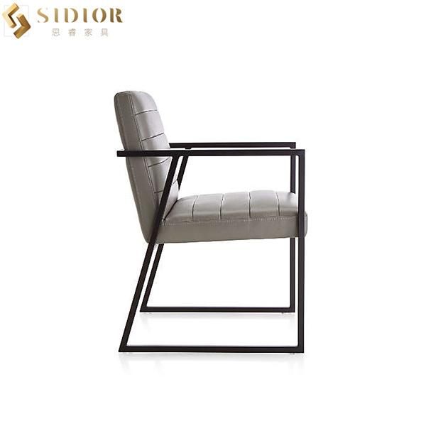 Luxury Metal Leather Dining Chair for Restaurant Wedding Event Party Home Home