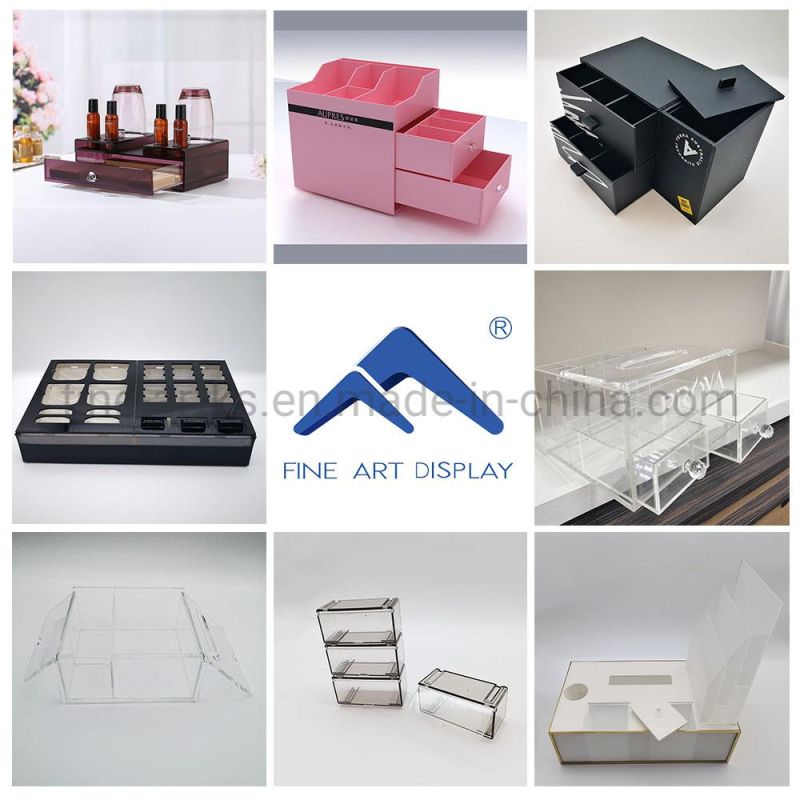 Custom Countertop Acrylic Watch Makeup Flower Candy Display Stand for Exhibition