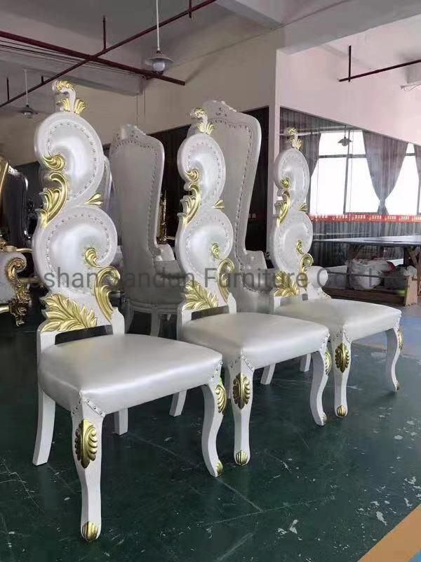 Hot Sell Luxury Leather Wedding Sofas Antique Furniture Set Sofa Chair for Living Room