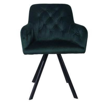 Hot Sale Wholesale Green Luxury Nordic Cheap Indoor Home Furniture Room Restaurant Dining Leather Velvet Modern Dining Chair