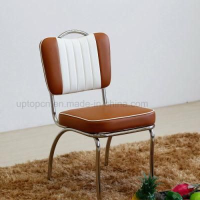 Durable Stainless Steel Leather Dining Chair with Handle for Restaurant (SP-LC293)