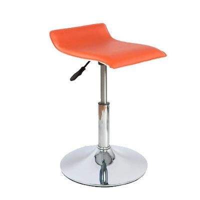 Orange Leather Waterproof Durable Bar Table and Chair