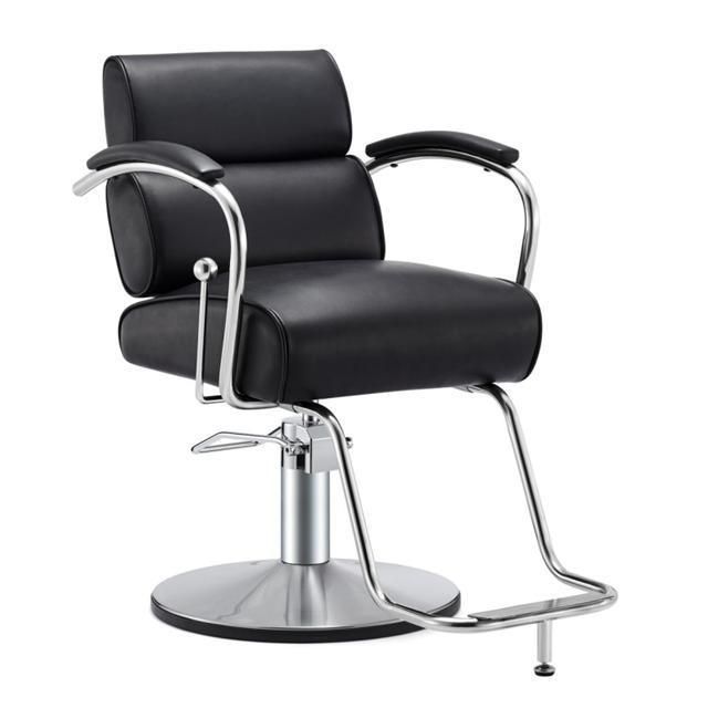 Hl-7264 Salon Barber Chair for Man or Woman with Stainless Steel Armrest and Aluminum Pedal