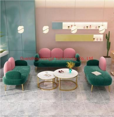 Wholesale Modern Hotel Lobby Waiting Living Room Office Lounge Area Salon Sofa Set Leather Chair