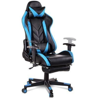 2D Armrest Reclining Gaming Chair with Wheels