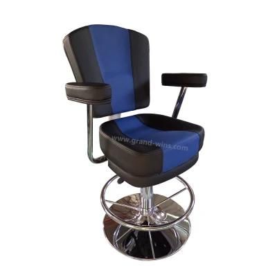 Hot Sell Casino Chair with Footrest and Arms