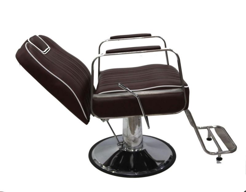 Hl-1190 Salon Barber Chair for Man or Woman with Stainless Steel Armrest and Aluminum Pedal