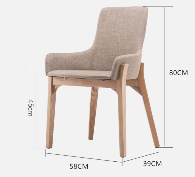 China Wholesale Garden Living Room Dinner Furniture Leather Wood Restaurant Dining Chairs Made in China Cheap Price Living Room Dinner Furniture Fabric Chair
