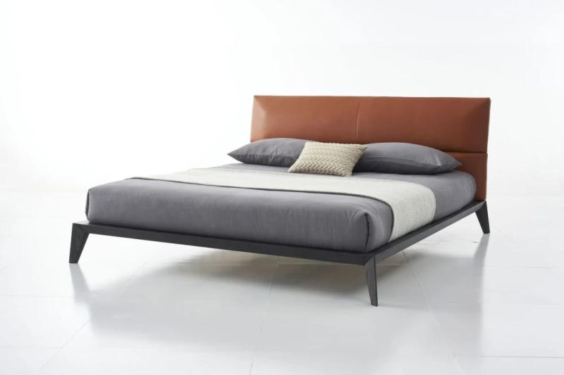 Be2002 Leather Bed, Italian Design Furniture in Home and Hotel