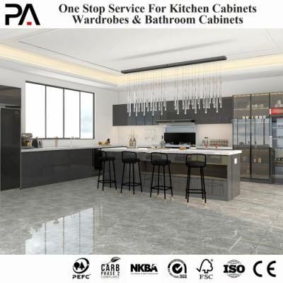 PA All Glass Design Kitchen Corner Furniture Handle Air Vent for Free-Standing Kitchen Cabinets Natural
