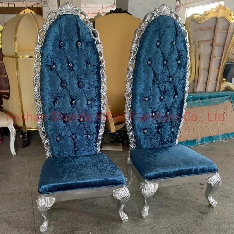 China Hotel Furniture Factory Wholesale High Back King Chairs in Optional Color