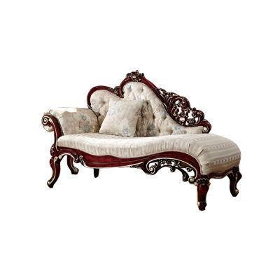 Wood Chaise Lounge in Optional Chaise Chair Color From Foshan Home Furniture Factory