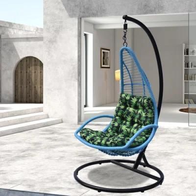 Modern Home Garden Leisure Chair Rattan Hanging Swing Chair for Hotel Outdoor Patio Furniture