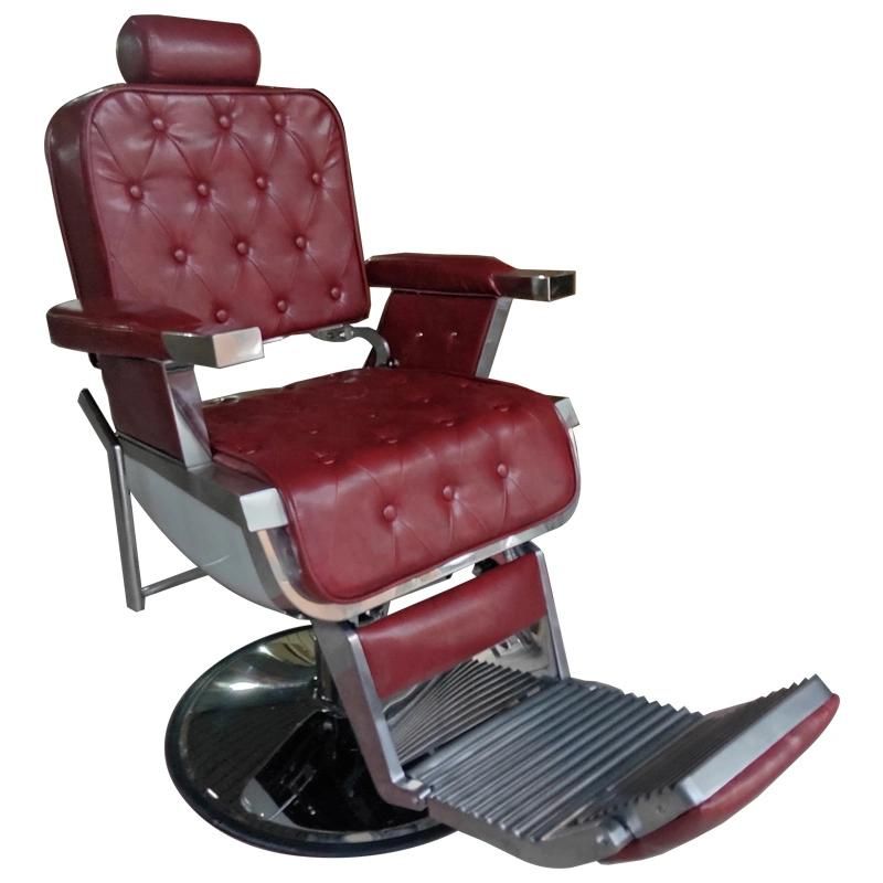 Hl-9241 Salon Barber Chair Hl-9241 for Man or Woman with Stainless Steel Armrest and Aluminum Pedal